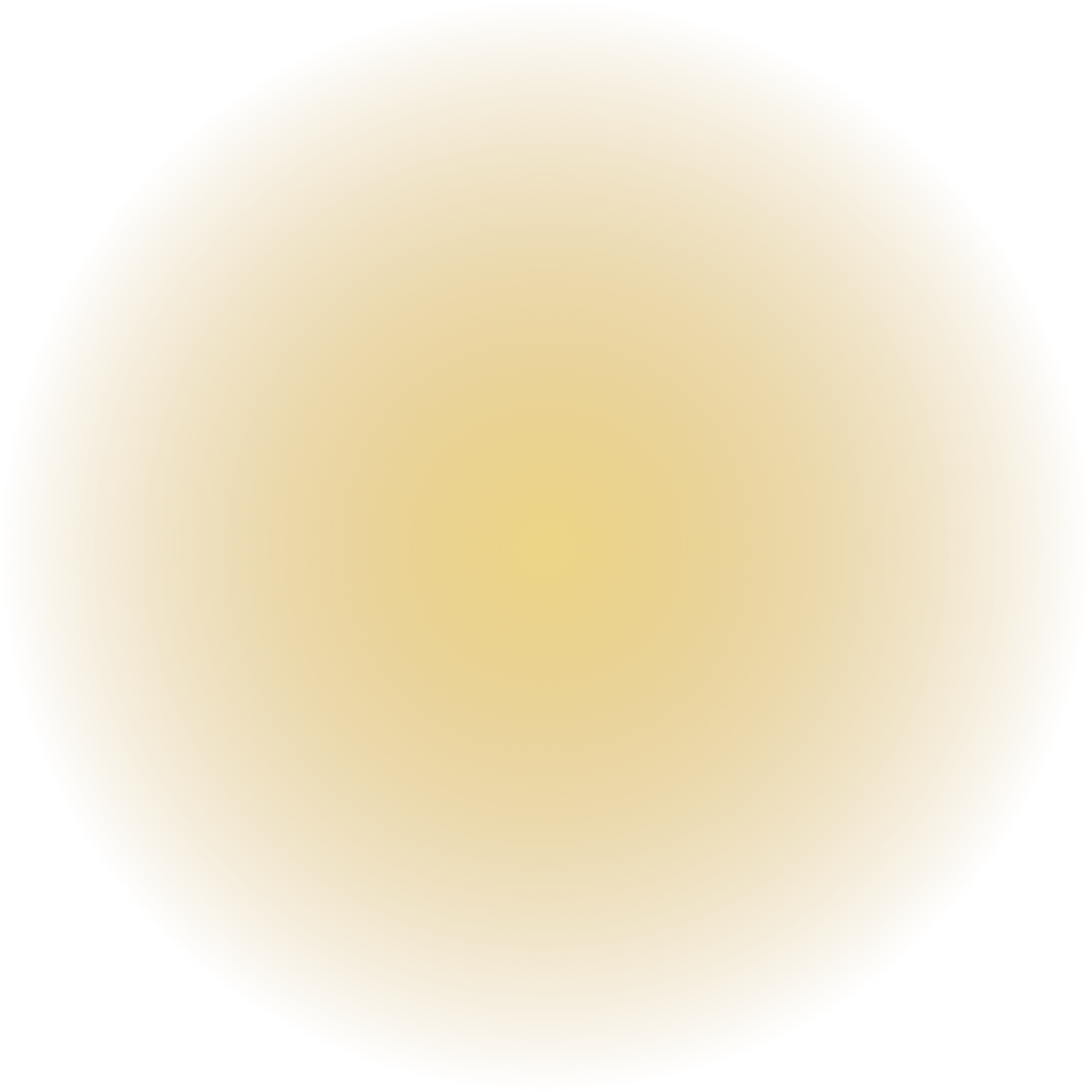 golden glowing circle