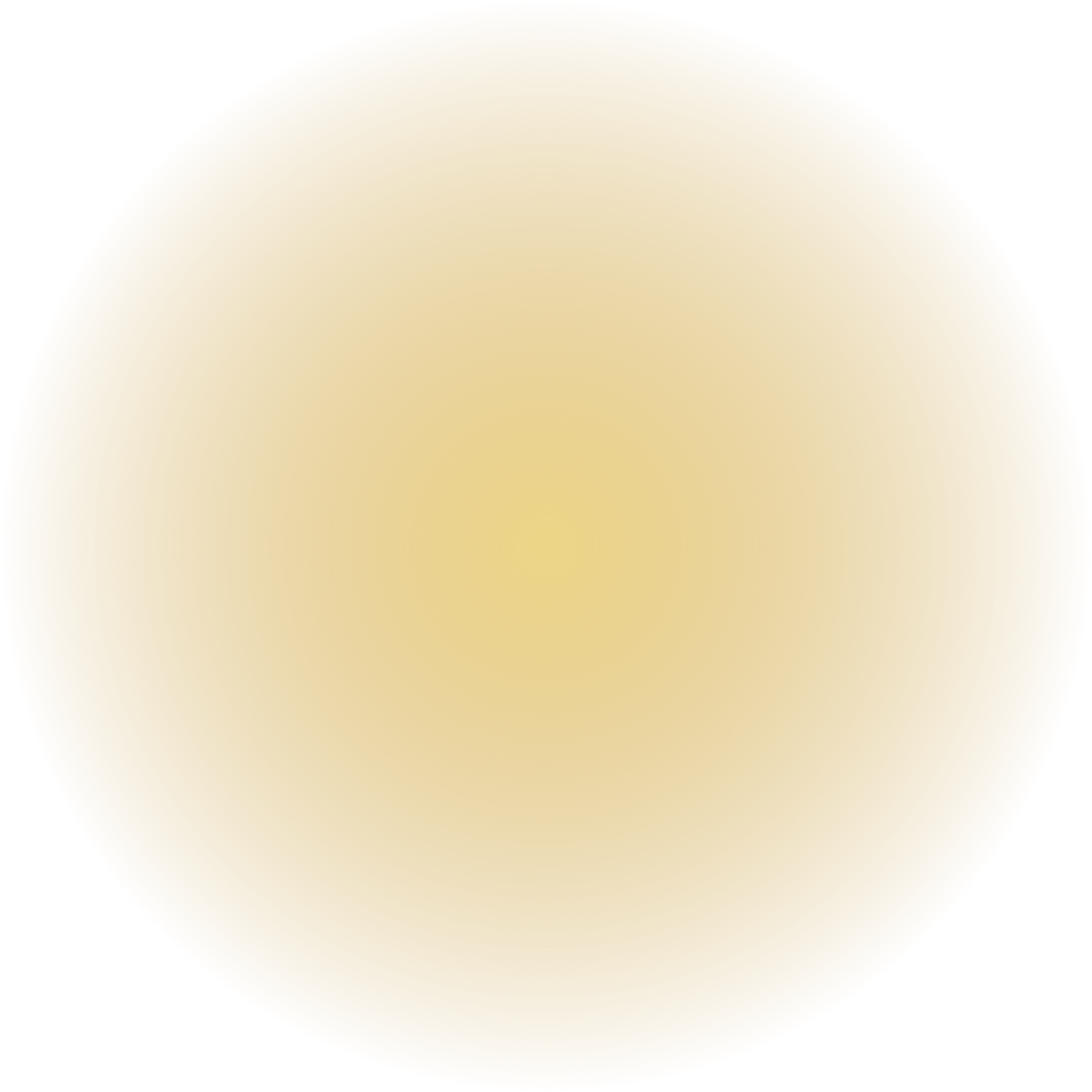 golden glowing circle